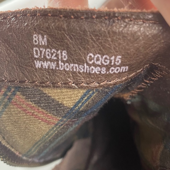 BORN Women's McMillan Leather Boots in Mink Brown Size 8M - Picture 10 of 12